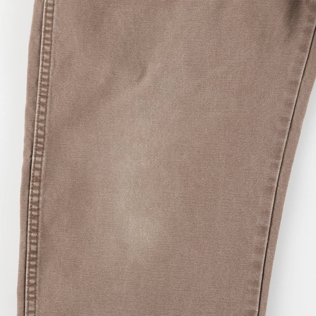 Dickies Duck Work Pants Men's W37 cotton beige type brown Vintage Second Hand