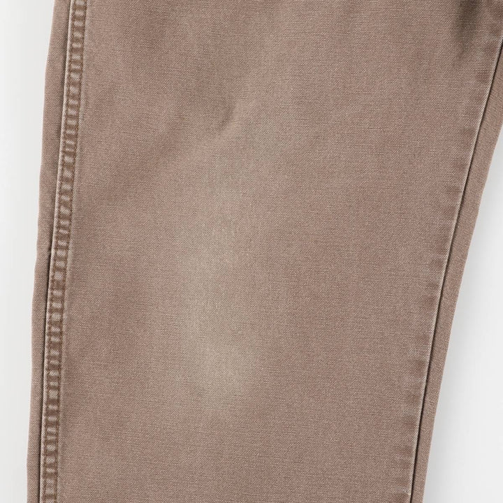 Dickies Duck Work Pants Men's W37 cotton beige type brown Vintage Second Hand