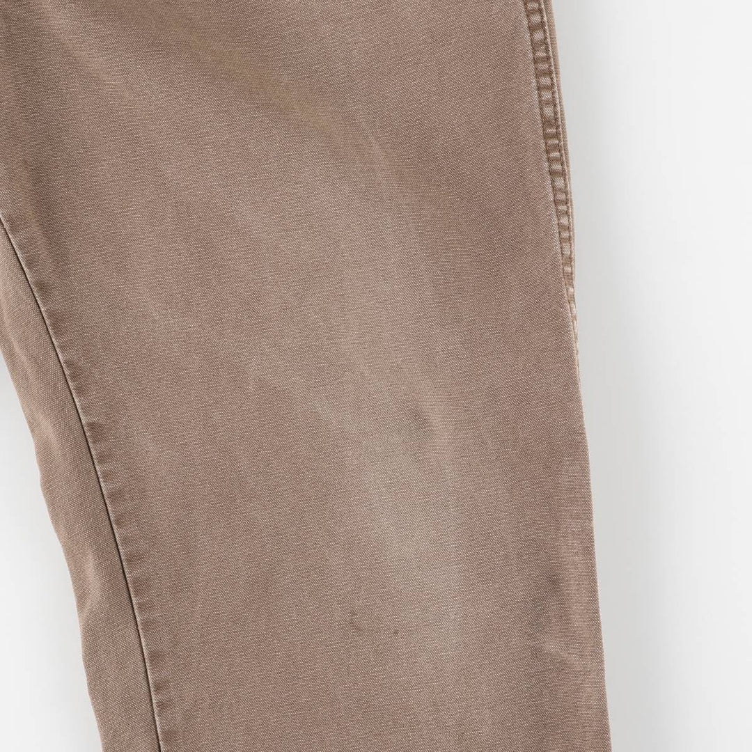 Dickies Duck Work Pants Men's W37 cotton beige type brown Vintage Second Hand