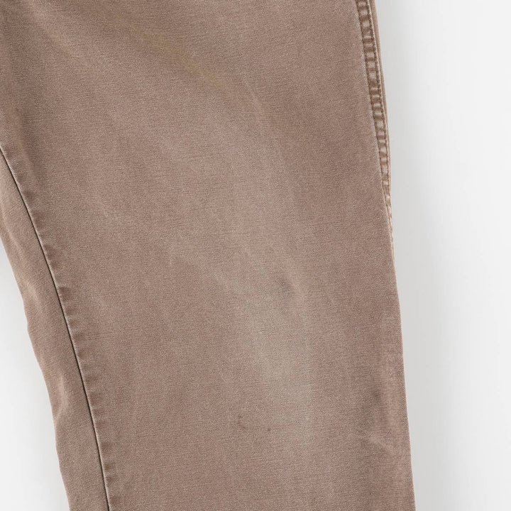 Dickies Duck Work Pants Men's W37 cotton beige type brown Vintage Second Hand