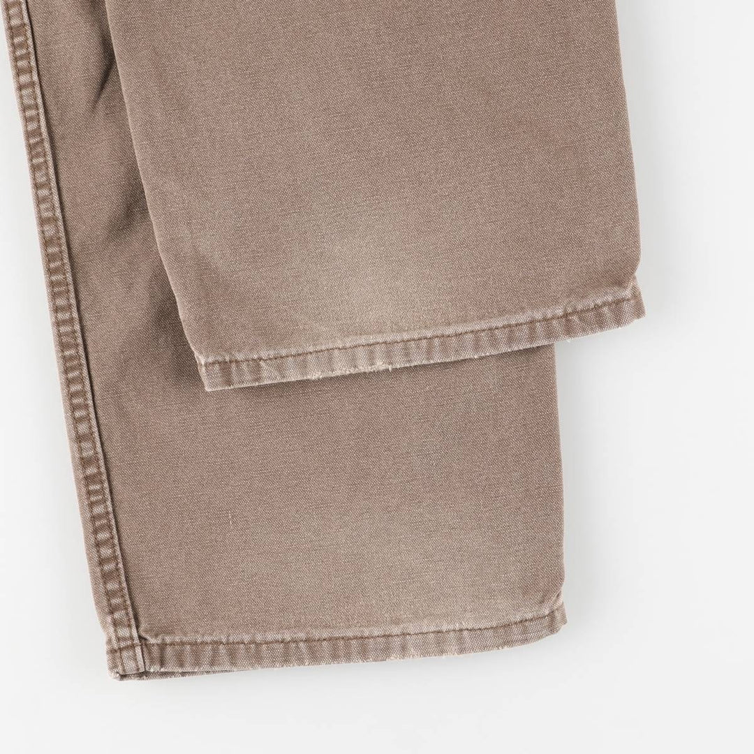 Dickies Duck Work Pants Men's W37 cotton beige type brown Vintage Second Hand