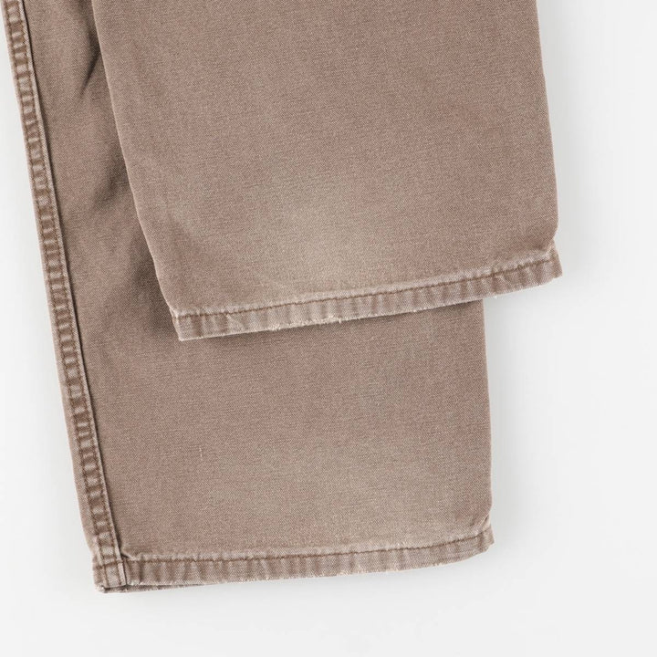 Dickies Duck Work Pants Men's W37 cotton beige type brown Vintage Second Hand