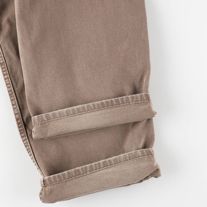 Dickies Duck Work Pants Men's W37 cotton beige type brown Vintage Second Hand