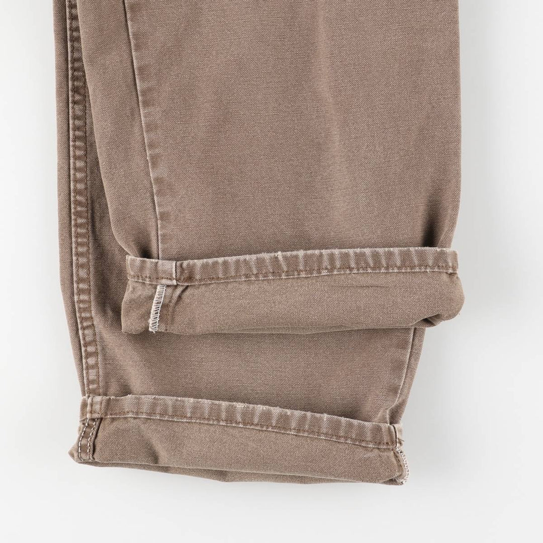 Dickies Duck Work Pants Men's W37 cotton beige type brown Vintage Second Hand