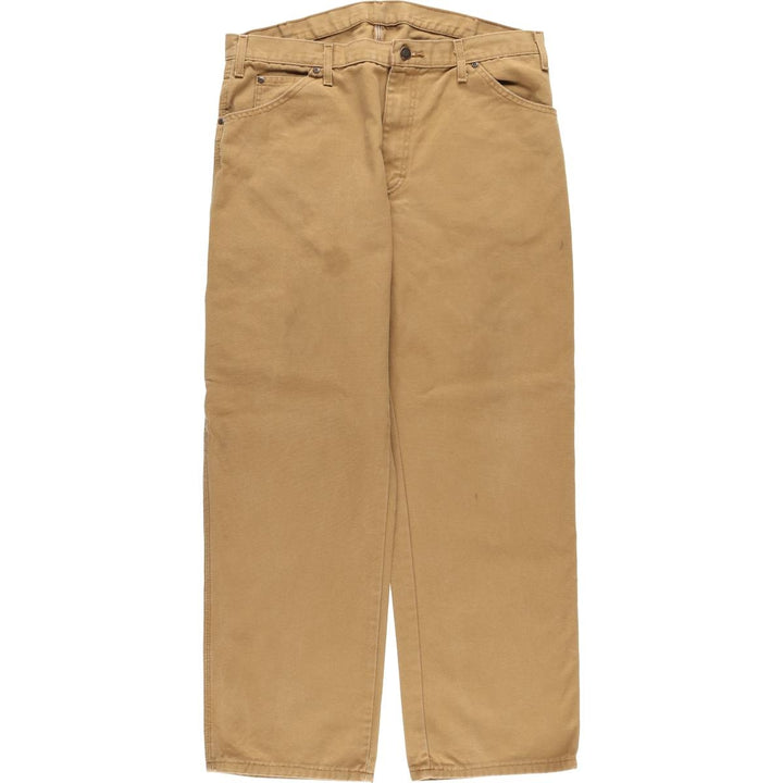 Dickies Duck Painter Pants Men's W36 cotton Camel type Vintage Second Hand