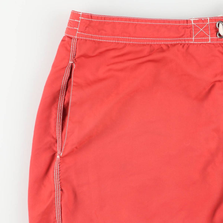 Ralph Lauren POLO by Ralph Lauren swim shorts, men's size L polyester red type Vintage Second Hand