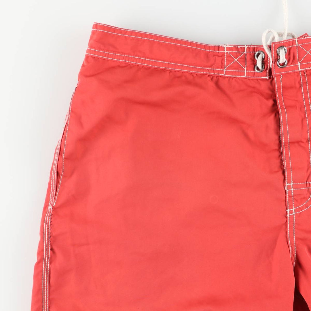 Ralph Lauren POLO by Ralph Lauren swim shorts, men's size L polyester red type Vintage Second Hand