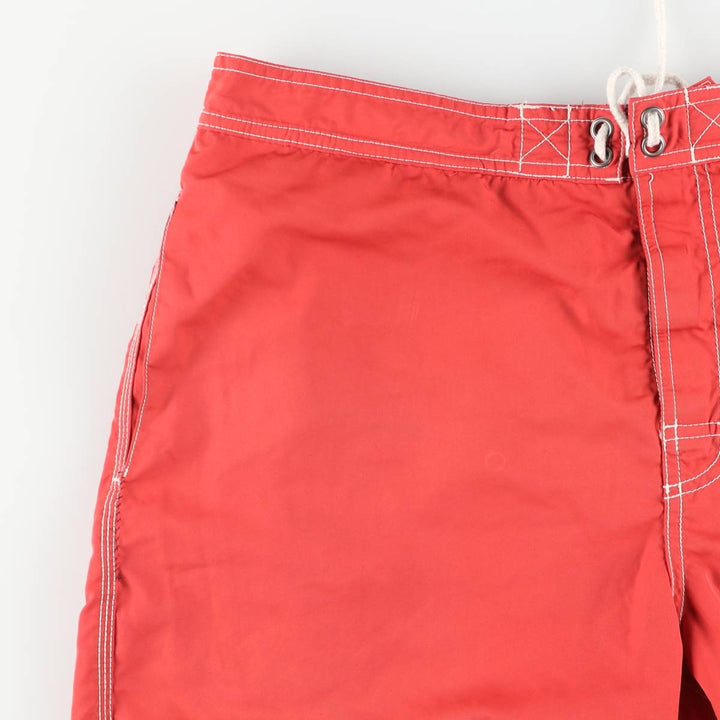 Ralph Lauren POLO by Ralph Lauren swim shorts, men's size L polyester red type Vintage Second Hand