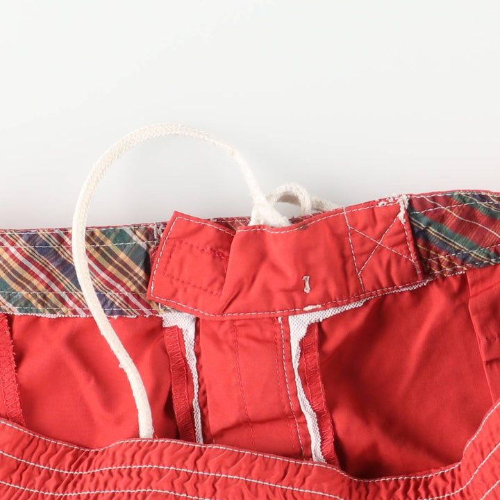 Ralph Lauren POLO by Ralph Lauren swim shorts, men's size L polyester red type Vintage Second Hand