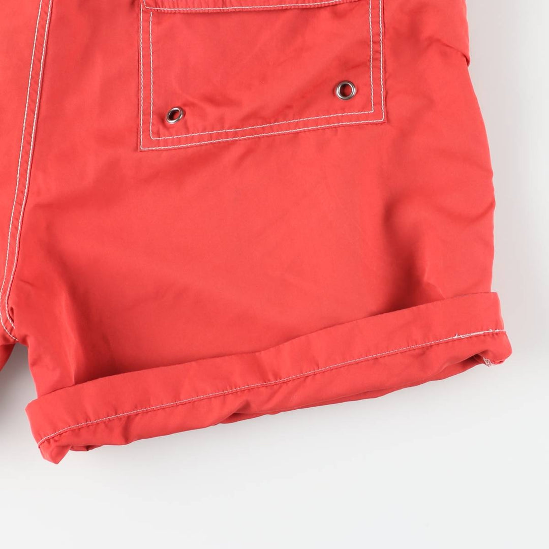 Ralph Lauren POLO by Ralph Lauren swim shorts, men's size L polyester red type Vintage Second Hand