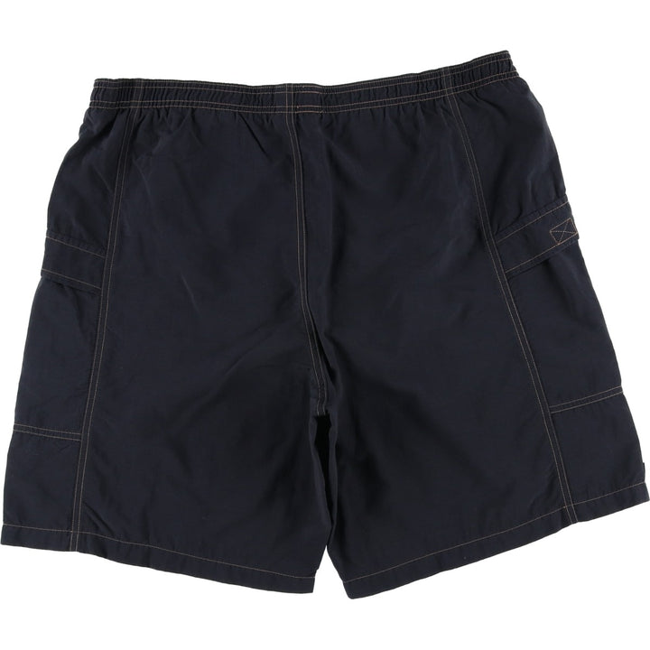 Columbia swim shorts, men's size M Nylon black type Vintage Second Hand