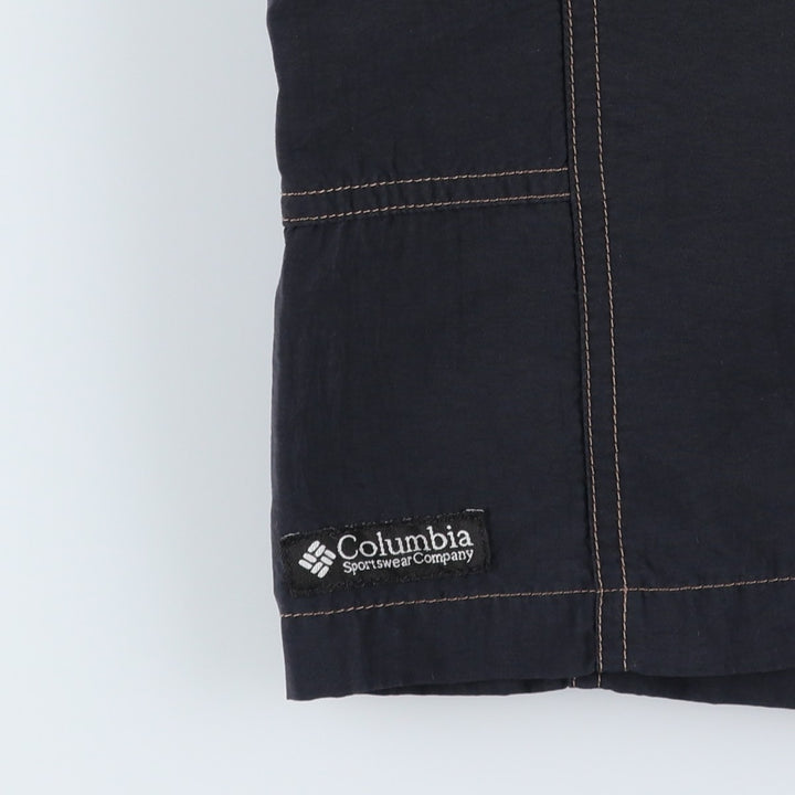 Columbia swim shorts, men's size M Nylon black type Vintage Second Hand