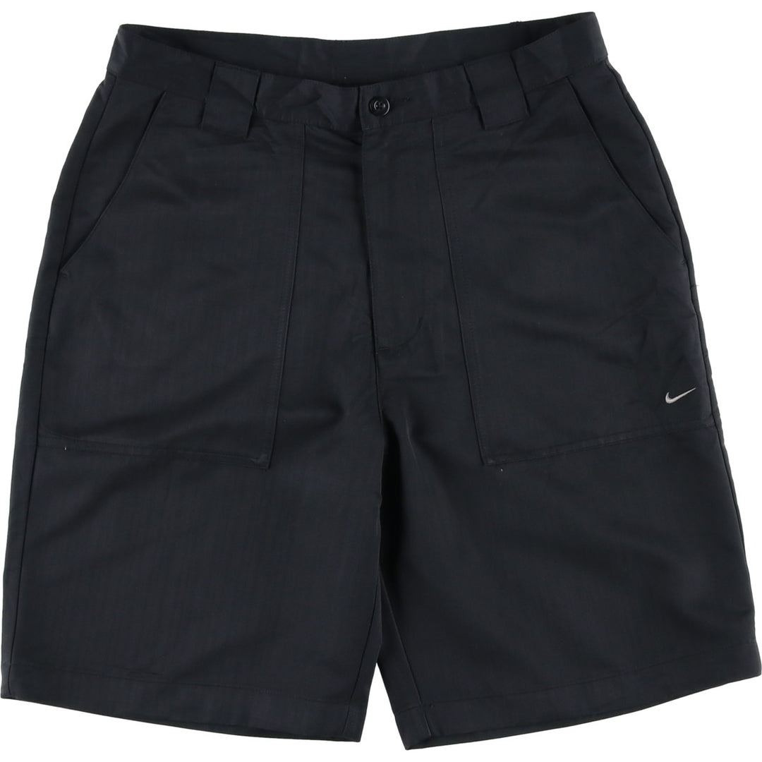Nike Golf Chino Shorts, Men's Size Medium polyester black type Vintage Second Hand