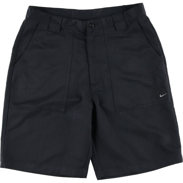 Nike Golf Chino Shorts, Men's Size Medium polyester black type Vintage Second Hand
