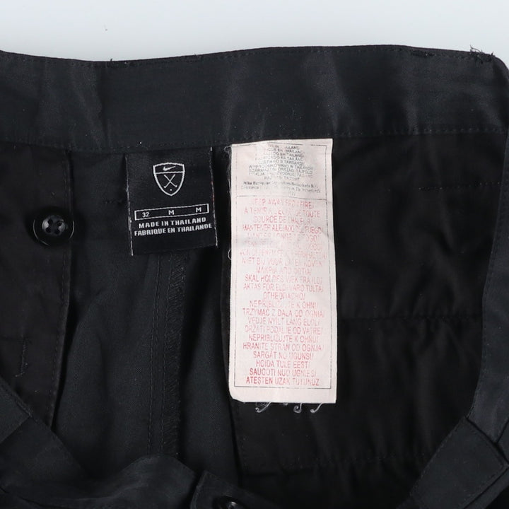 Nike Golf Chino Shorts, Men's Size Medium polyester black type Vintage Second Hand