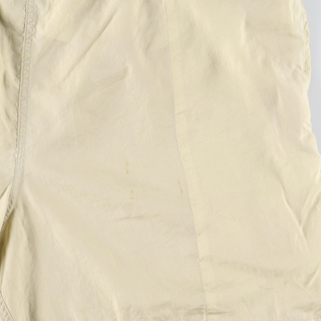 Columbia swim shorts, men's size L Nylon Beige type Vintage Second Hand