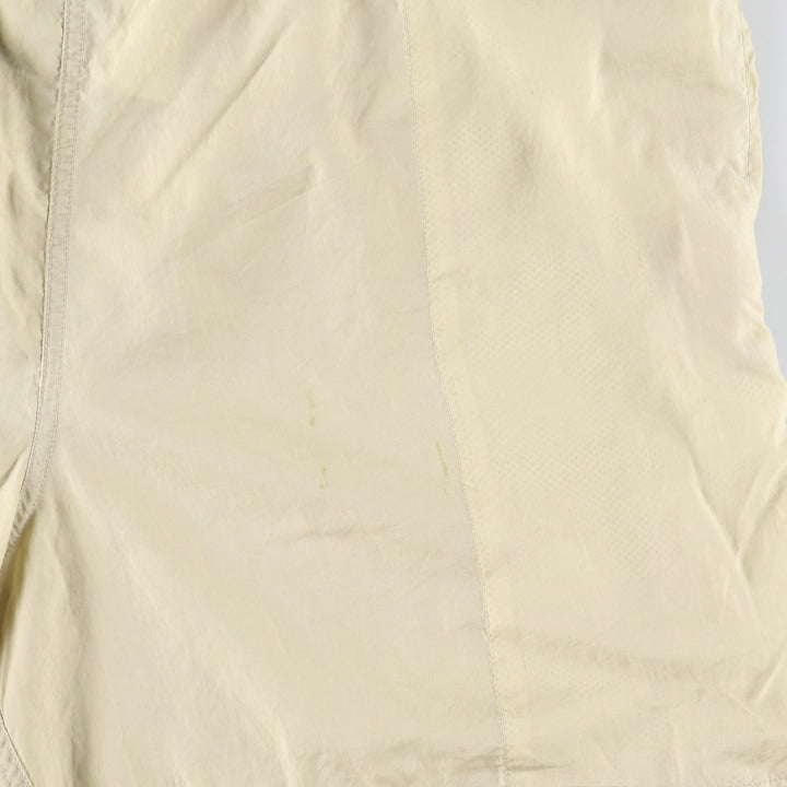 Columbia swim shorts, men's size L Nylon Beige type Vintage Second Hand