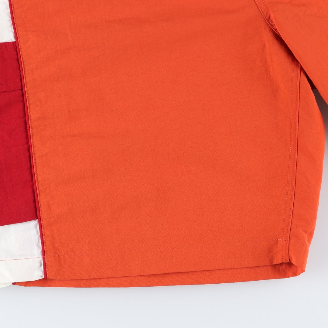 Ralph Lauren CHAPS swim shorts, men's size XL Nylon orange type Vintage Second Hand