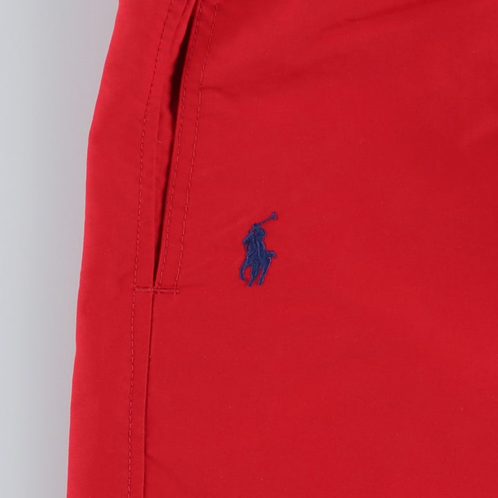 Ralph Lauren POLO RALPH LAUREN all-over print swim shorts, men's size XL Nylon red type Vintage Second Hand