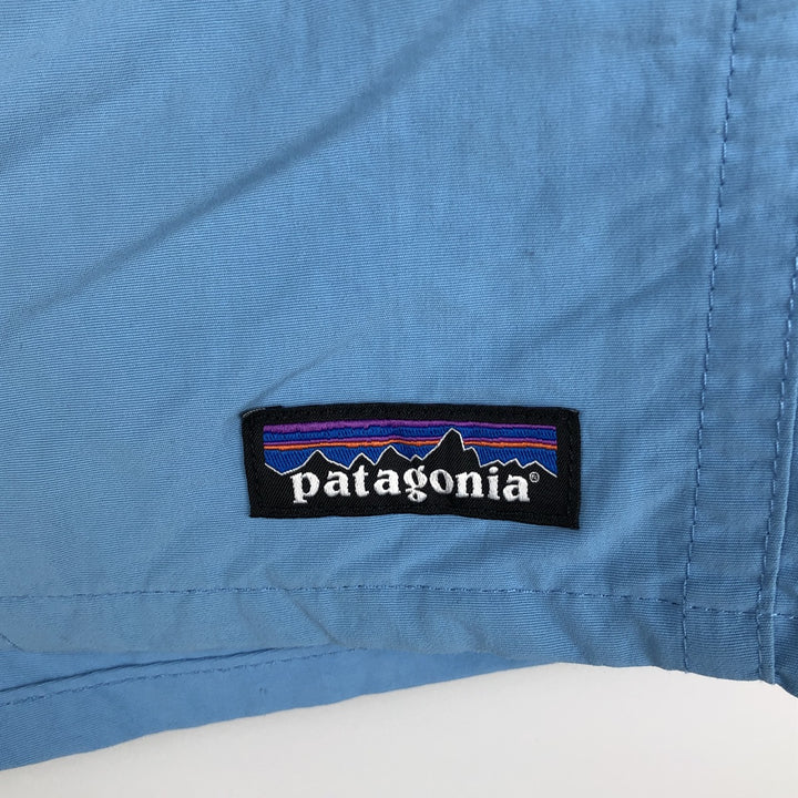 Patagonia 57022SP23 Swim Shorts, Men's Size Medium polyester Blue type light blue Vintage Second Hand
