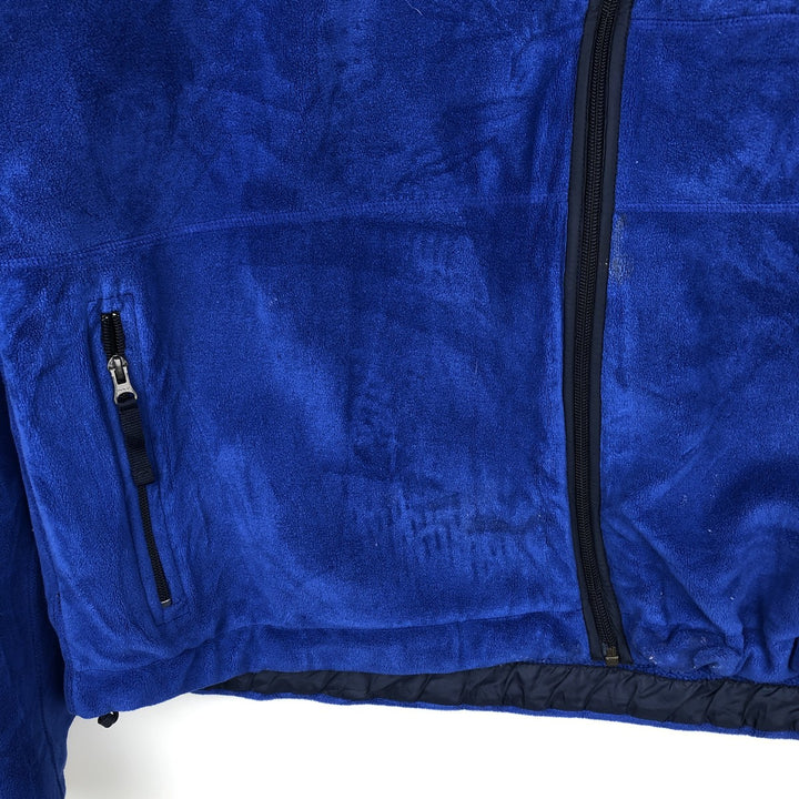 Ralph Lauren POLO SPORT Men's Fleece Jacket, Size XXL polyester blue type Vintage Second Hand