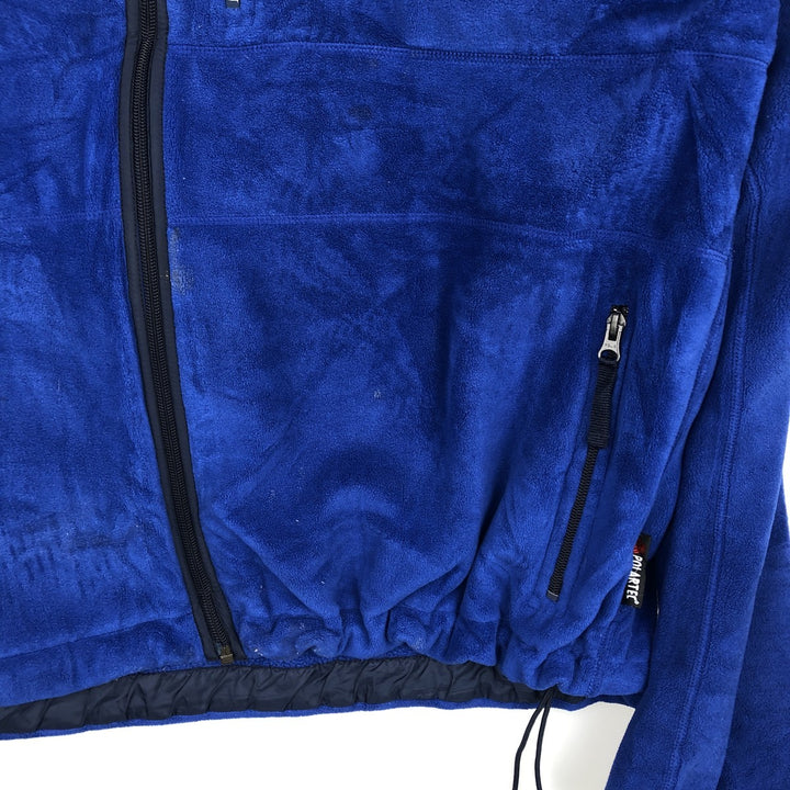 Ralph Lauren POLO SPORT Men's Fleece Jacket, Size XXL polyester blue type Vintage Second Hand
