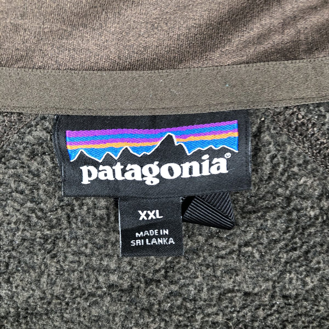 Patagonia Better Sweater Jacket 25527FA15 Fleece Jacket, Men's XXL polyester brown type Vintage Second Hand