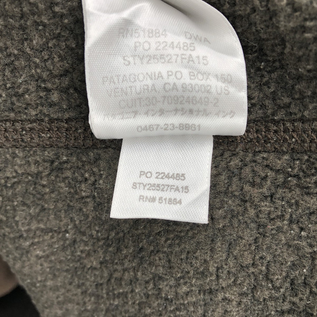 Patagonia Better Sweater Jacket 25527FA15 Fleece Jacket, Men's XXL polyester brown type Vintage Second Hand