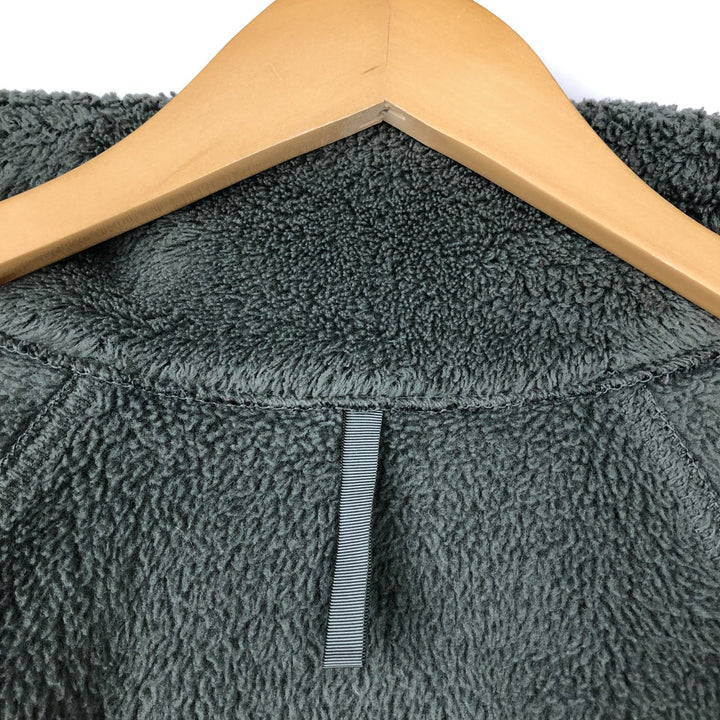 Military fleece jacket, made in the USA, men's size L unclear Khaki type Vintage Second Hand