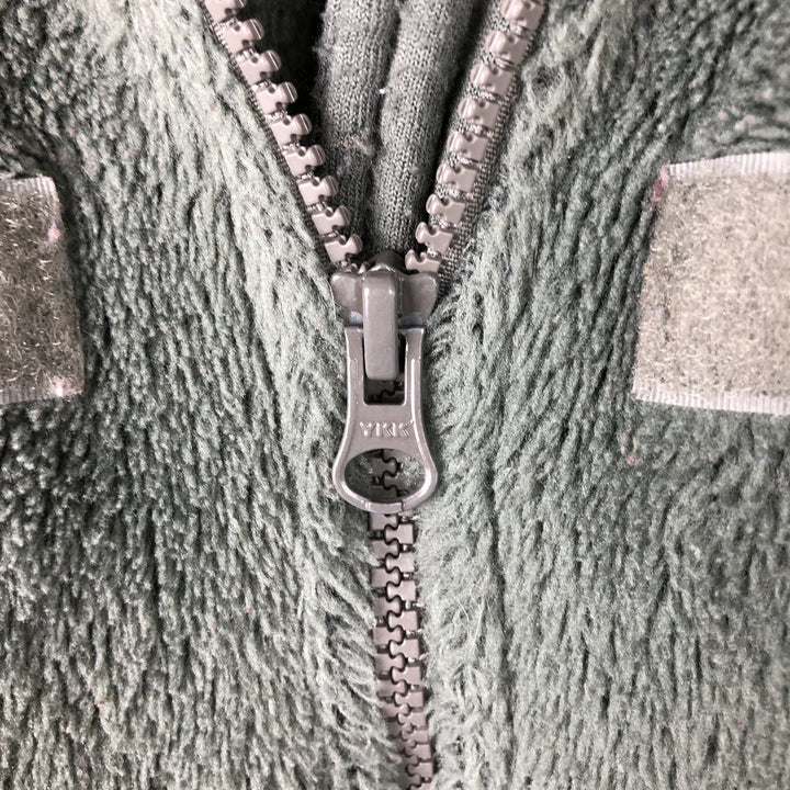 Military fleece jacket, made in the USA, men's size L unclear Khaki type Vintage Second Hand