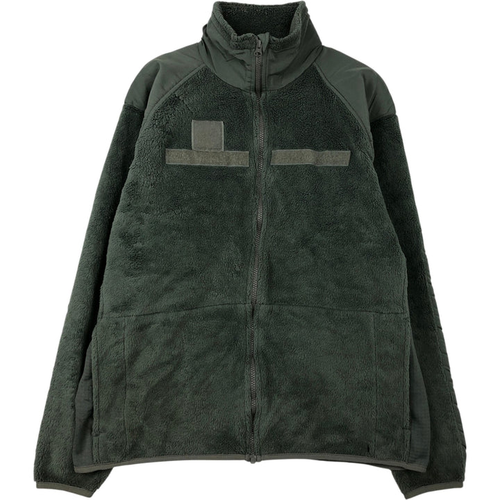 PECKHAM ECWCS GEN3 LEVEL3 Military Fleece Jacket, MEDIUM-LONG, Men's Size M unclear Khaki type Vintage Second Hand