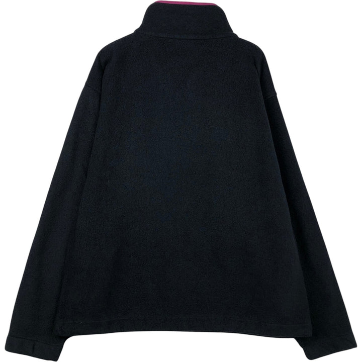 WHITE SIERRA Half-Snap Fleece Pullover, Men's Size M (approx.) polyester black type Vintage Second Hand