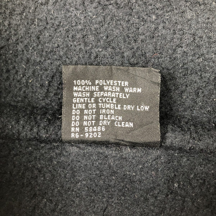 WHITE SIERRA Half-Snap Fleece Pullover, Men's Size M (approx.) polyester black type Vintage Second Hand