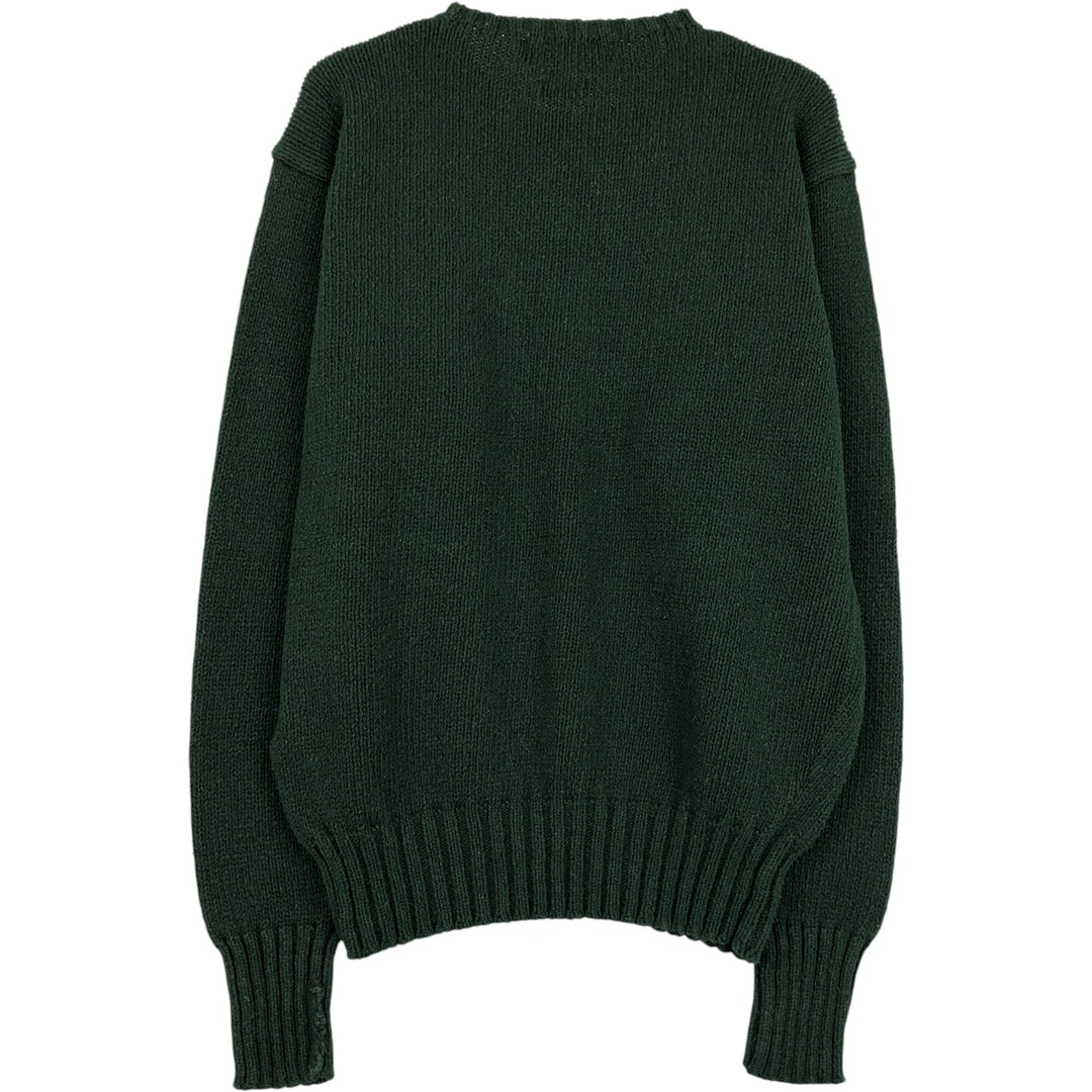 Ralph Lauren POLO by Ralph Lauren Cotton Knit Sweater Men's S cotton green type Vintage Second Hand