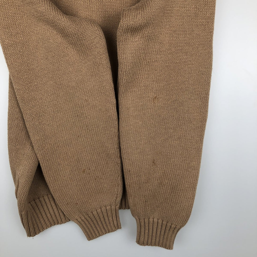 Ralph Lauren POLO by Ralph Lauren Cotton Knit Sweater Men's XL cotton brown type Vintage Second Hand