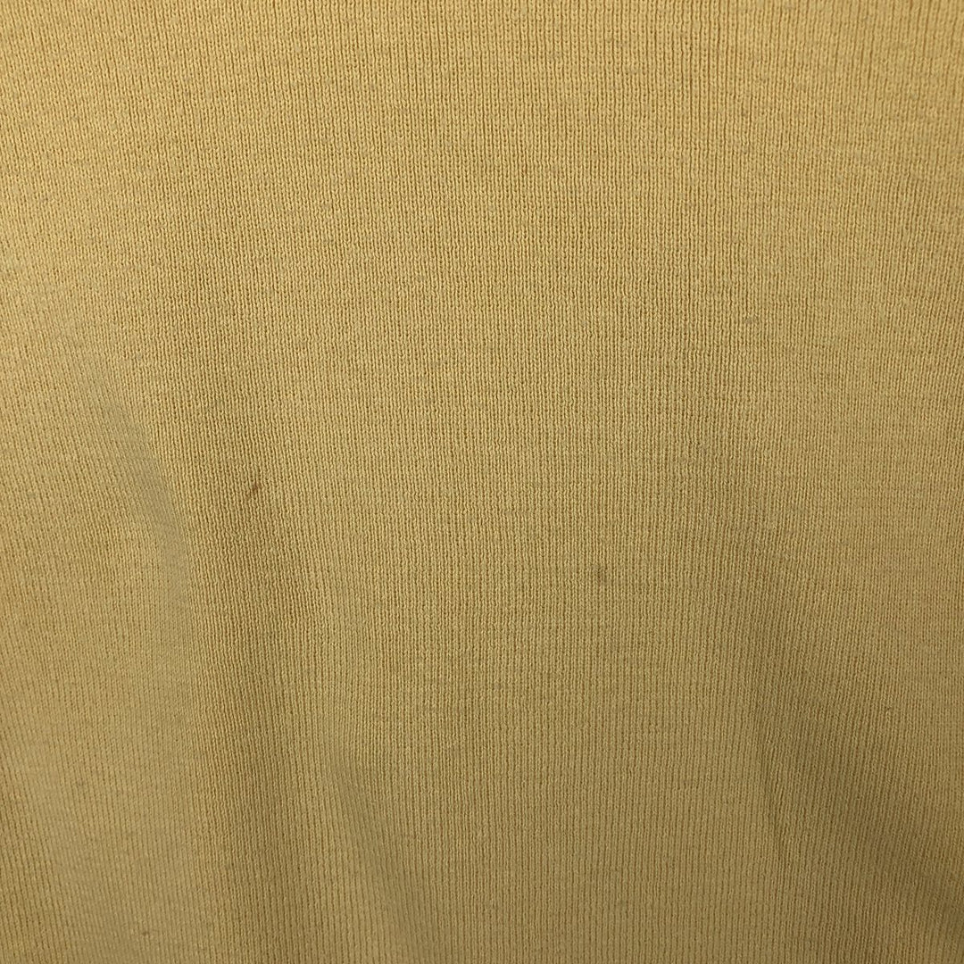 Ralph Lauren POLO by Ralph Lauren V-neck Pima cotton knit sweater, men's size L Pima Cotton yellow type Vintage Second Hand