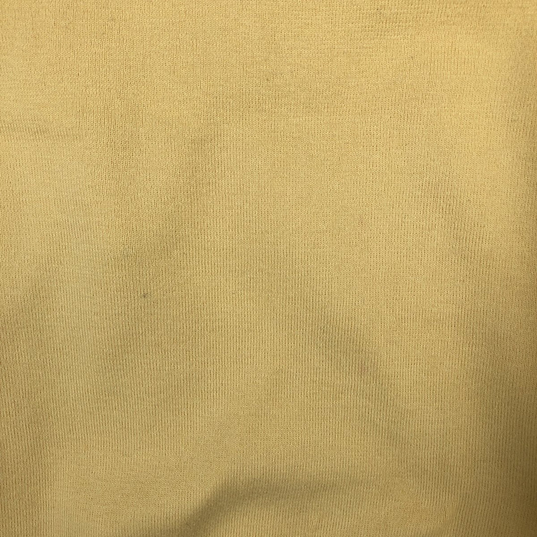 Ralph Lauren POLO by Ralph Lauren V-neck Pima cotton knit sweater, men's size L Pima Cotton yellow type Vintage Second Hand