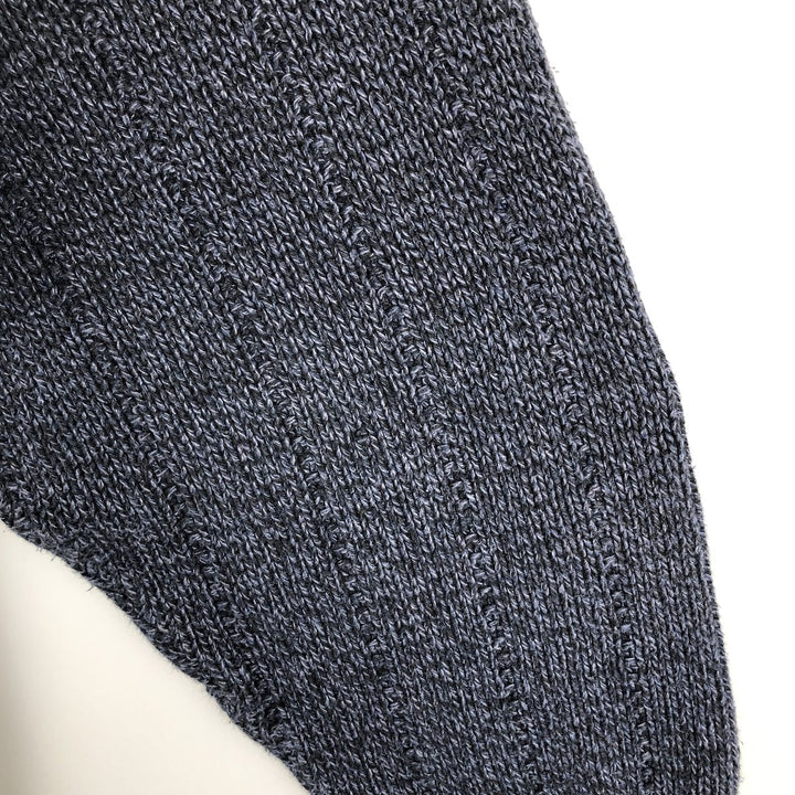 Eddie Bauer Cotton Knit Sweater, Men's XL cotton navy blue type Vintage Second Hand