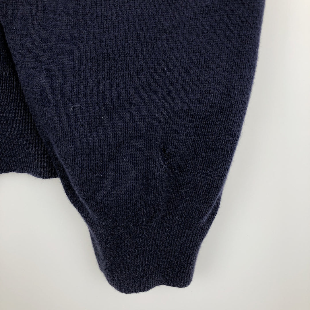 Ralph Lauren POLO by Ralph Lauren Pima Cotton Knit Sweater, Men's XL Pima Cotton navy blue type Vintage Second Hand