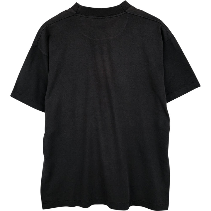 90s-00'S Fruit of the Loom College T-Shirt, Made in USA, Men's XL cotton black type Vintage Second Hand