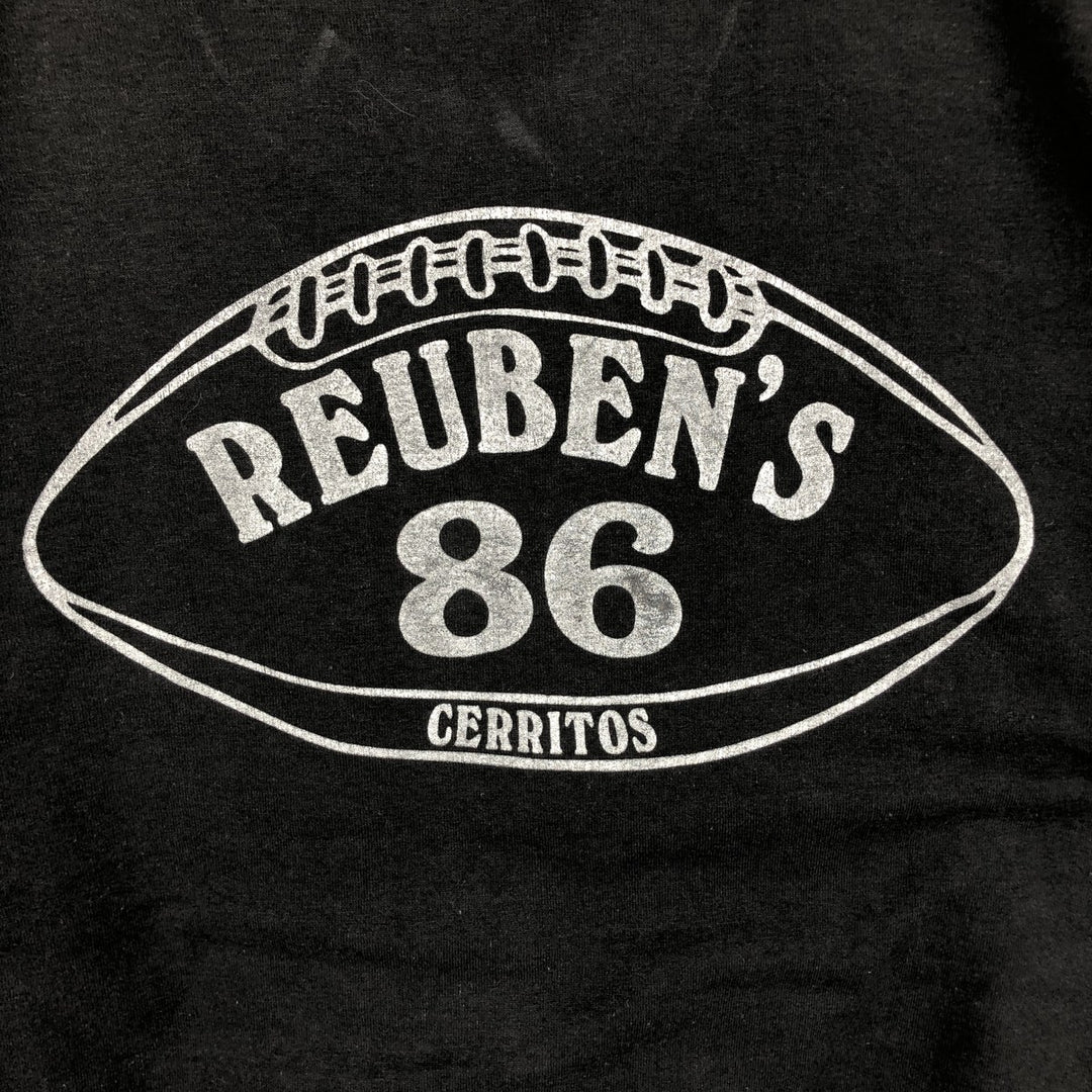 90'S SCREEN STARS Printed T-shirt Made in USA Men's L Vintage cotton black type Vintage Second Hand