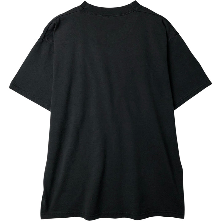 90s-00'S Vintage Fruit of the Loom Message Print T-Shirt, Men's Size L cotton black type Vintage Second Hand