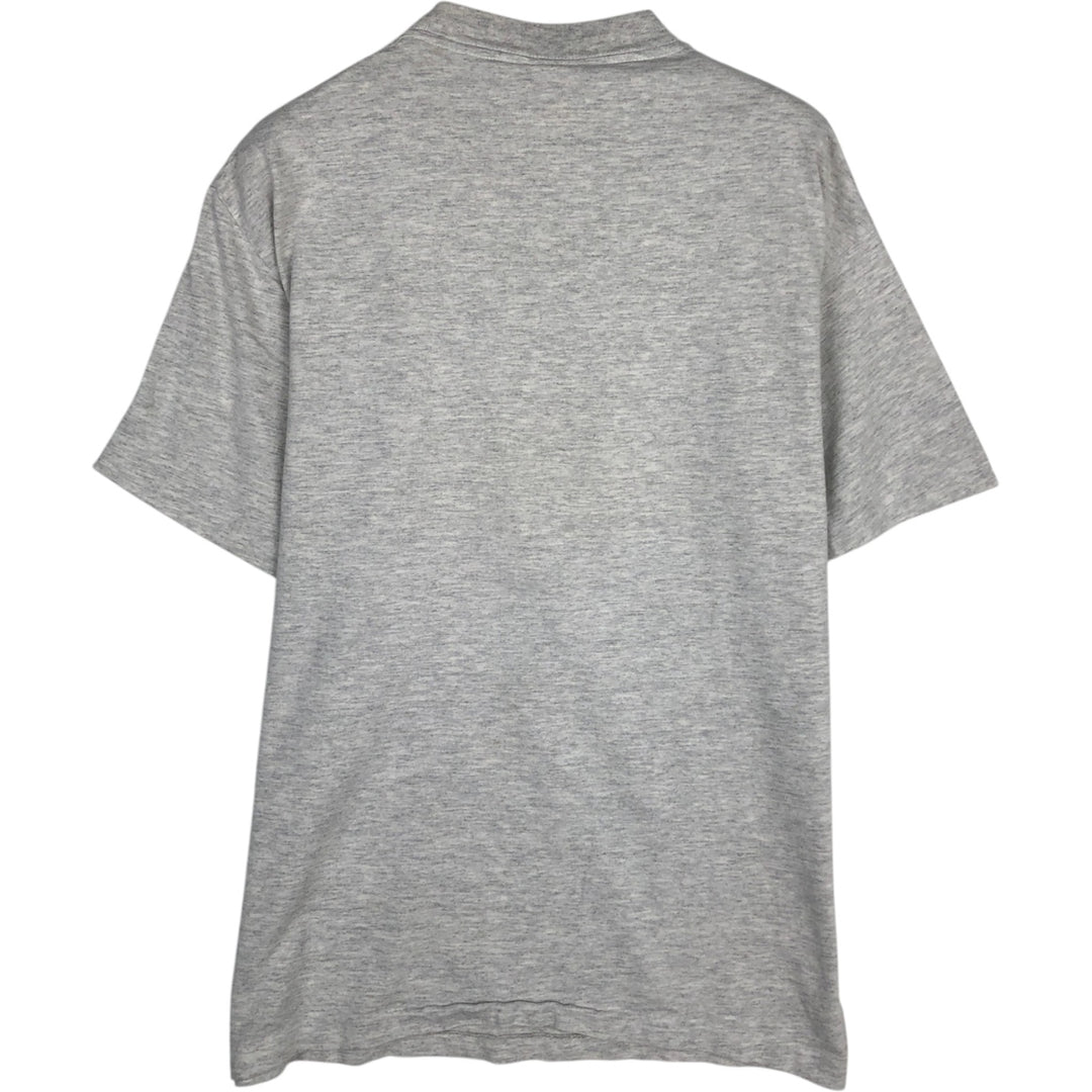 Vintage 90'S SIGNAL SPORTS message print T-shirt, men's size XL unclear white type Vintage Second Hand
