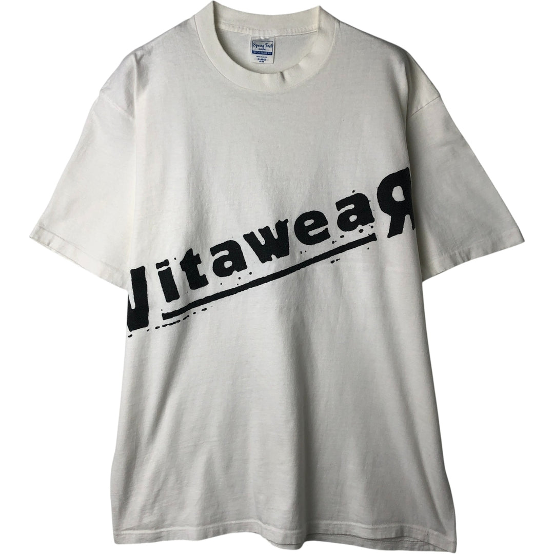 Vintage 1980'S Spring Ford Classic Print T-Shirt, Made in USA, Men's XL cotton white type Vintage Second Hand
