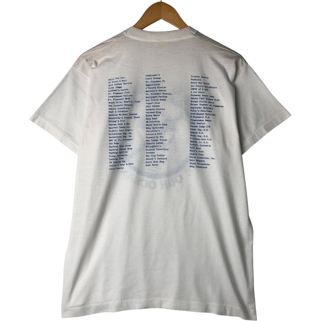 Vintage 1980'S Screen Stars print T-shirt, Made in USA, Men's XL cotton white type Vintage Second Hand