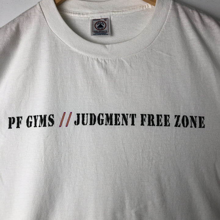 Vintage 90'S Delta DELTA Message Print T-Shirt, Men's XL cotton white type Vintage Second Hand