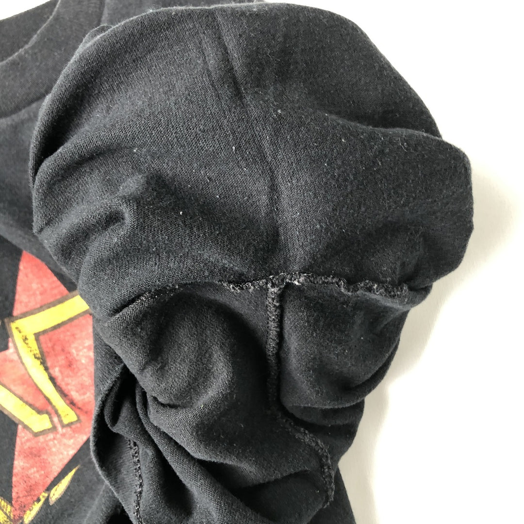 90'S Fruit of the Loom printed T-shirt, made in the USA, men's size L, vintage cotton black type Vintage Second Hand