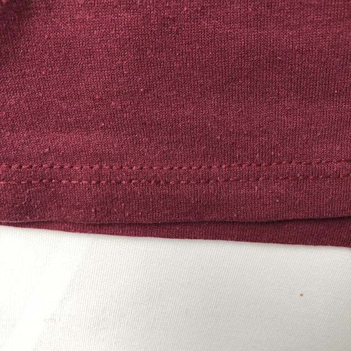80s-90'S Jerzees Printed T-Shirt, Made in USA, Men's XL cotton Red type red-purple Vintage Second Hand
