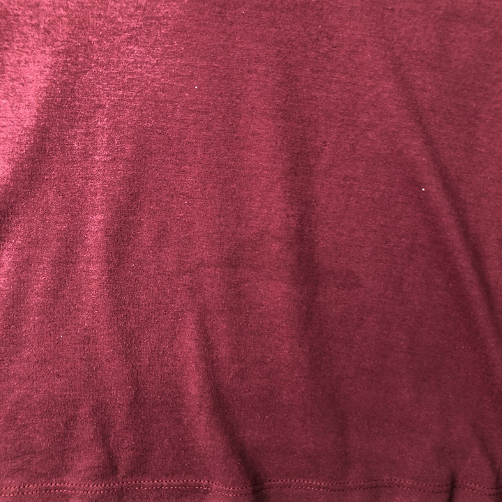 80s-90'S Jerzees Printed T-Shirt, Made in USA, Men's XL cotton Red type red-purple Vintage Second Hand