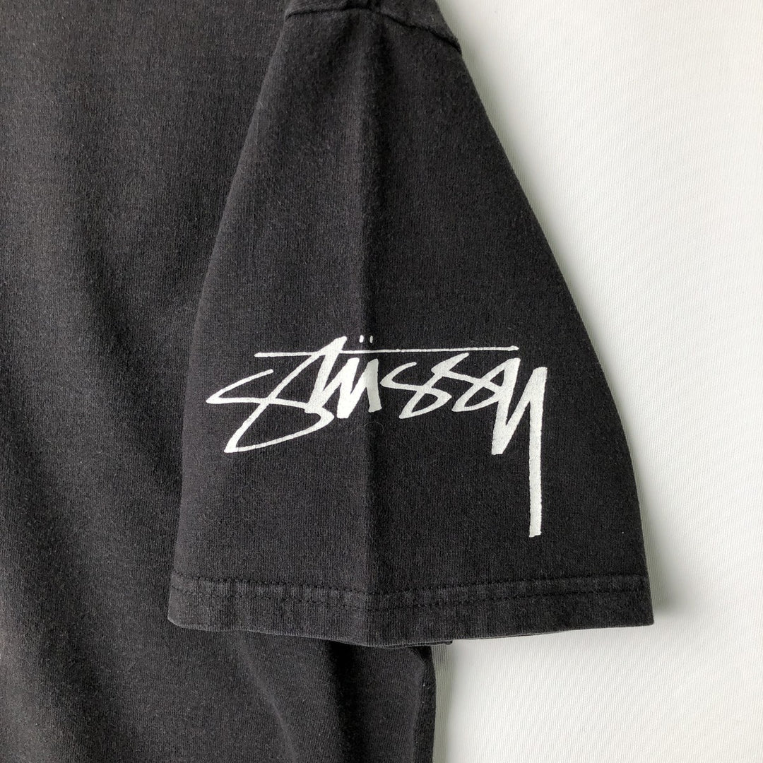 2000s~ Stussy Surf Skate T-shirt, Men's Size Medium cotton black type Vintage Second Hand